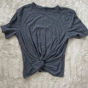 Lululemon grey exercise top